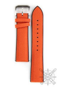 Orange cordura watch strap
