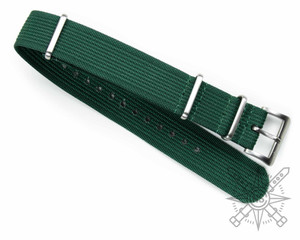 Ribbed strap Racing Green