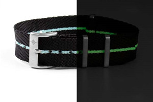 CNS Watch Bands New Deluxe strap Deluxe Strap Black and Lume