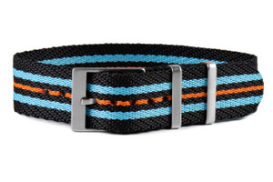 CNS Watch Bands Adjustable Single Pass Strap Adjustable Single Pass Strap "The Aquamarine" CNS Watch Bands Adjustable Single Pass Strap Adjustable Single Pass Strap "The Aquamarine"