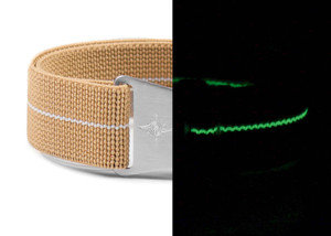 CNS Watch Bands Marine Nationale Strap Marine Nationale Strap Khaki and Lume