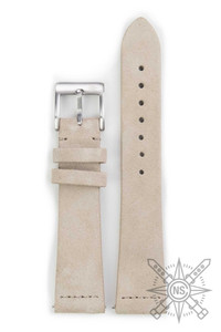 Sand suede watch strap