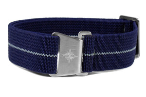 CNS Watch Bands Marine Nationale Strap Marine Nationale Strap Navy and Gray