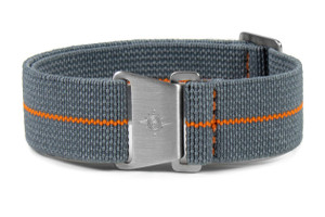 CNS Watch Bands Marine Nationale Strap Marine Nationale Strap Gray and Orange