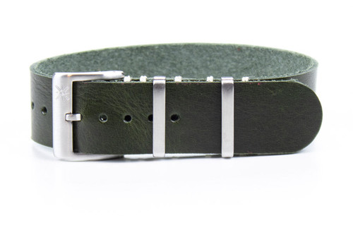  Leather Watch Strap/Distressed Handmade Single Pass