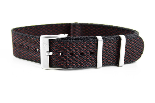 Deluxe Strap Spotted Black & Burgundy | CNS & Watch Bands