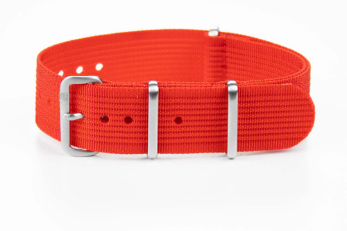 CNS Watch Bands Ribbed Straps Ribbed strap Red