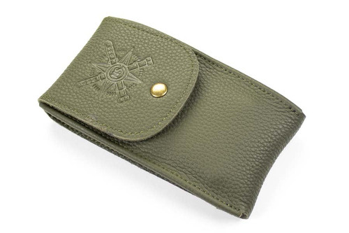 Kvarnsjö Leather Watch Pouch One size Watch Pouch Pebble Olive