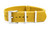 mustard yellow cotton watch strap