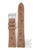 Brown ostrich watch strap