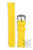 Yellow silicone watch strap