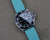 Customizeable Tropical style rubber watch strap