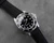 Black cordura watch strap