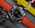 Orange cordura watch strap