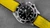 Yellow cordura watch strap