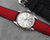 Red cordura watch strap