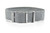 gray perlon watch strap