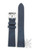 Midnight blue leather watch strap