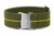CNS Watch Bands Marine Nationale Strap Marine Nationale Strap Khaki Green and Yellow