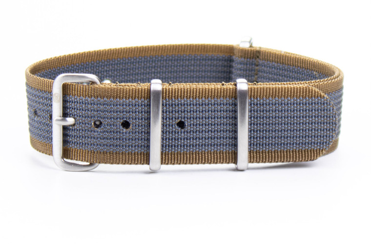 CNS Watch Bands Ribbed Straps Ribbed strap Fieldmaster Lead Gray
