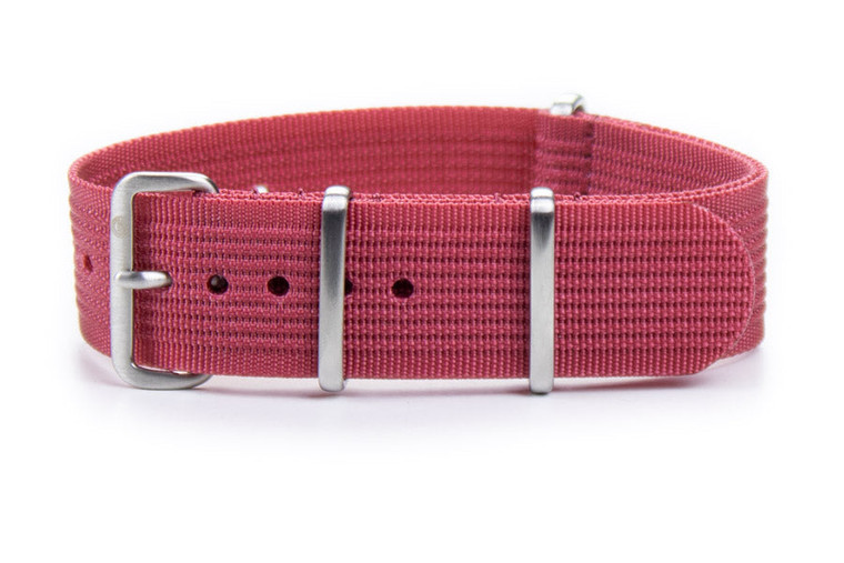 CNS Watch Bands Ribbed Straps Ribbed strap Pale Red