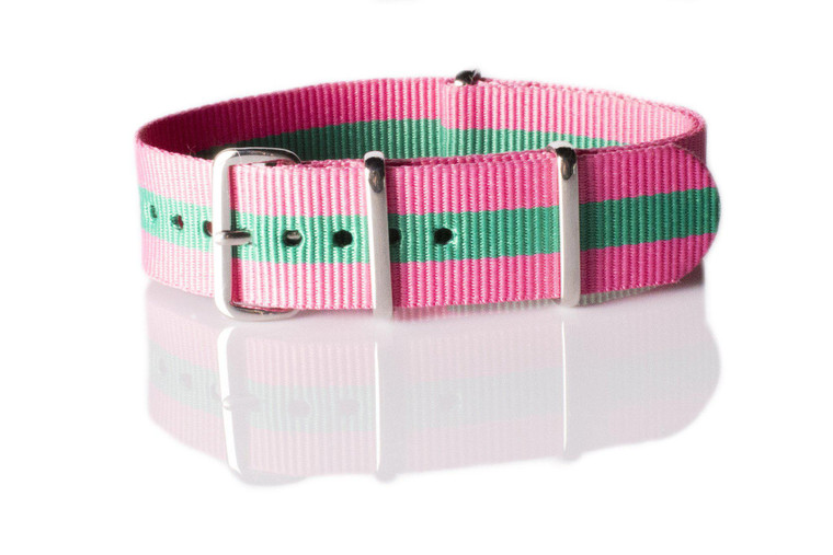 CNS Watch Bands Standard Strap Standard Strap Pink and Green