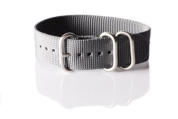 Z Strap 3-Ring Gray Nylon Watch Strap – Classic