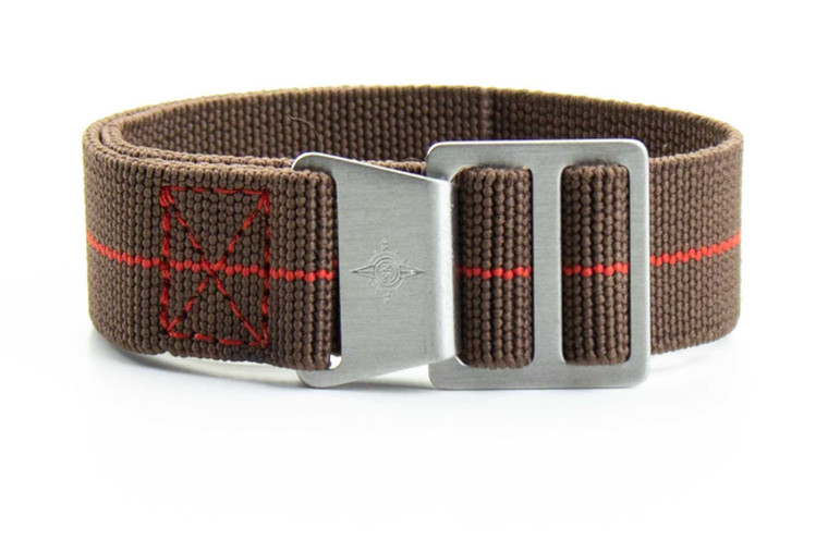 Paratrooper Strap Brown And Red | CNS & Watch Bands