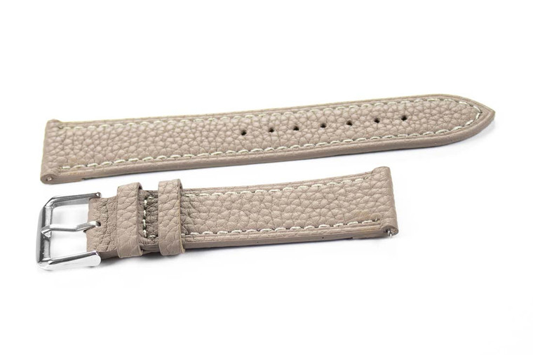 Kvarnsjö Leather Classic watch band Classic Pebble Taupe