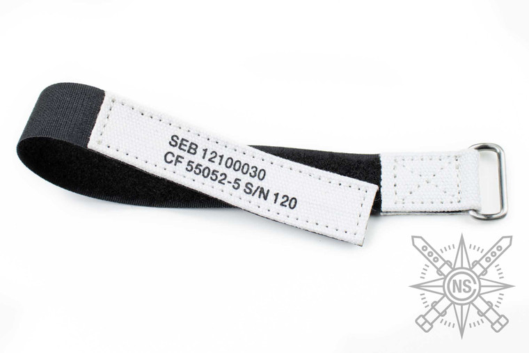 NASA Strap White Canvas Coded