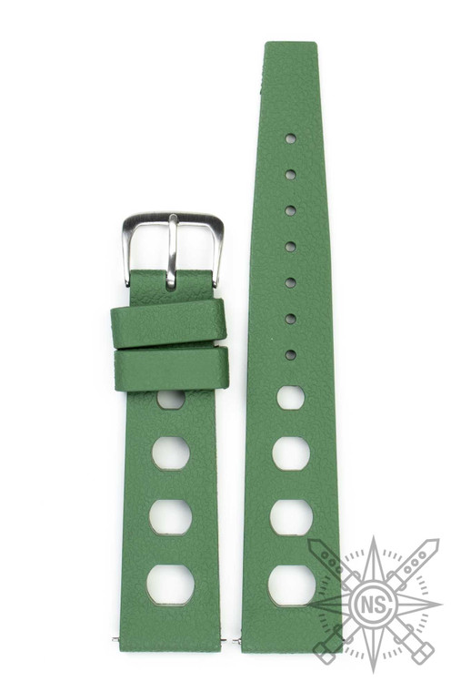 Green Tropic sport rubber watch strap