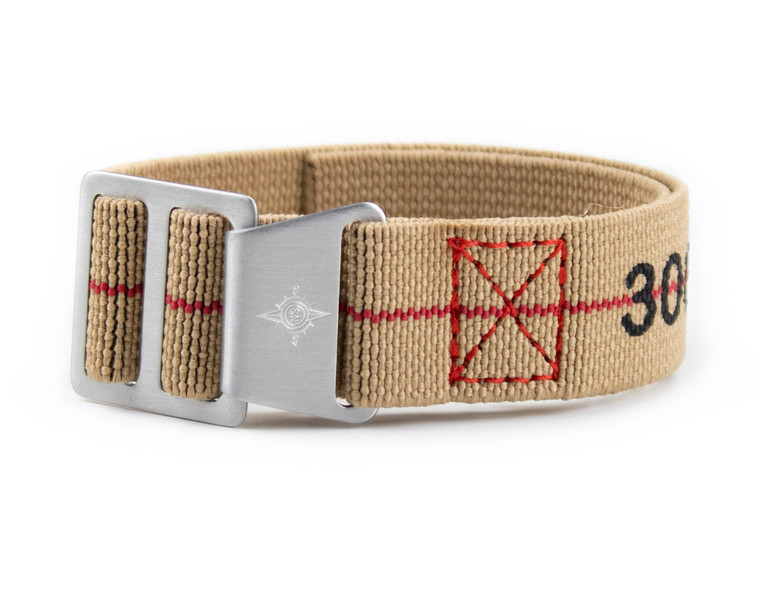 CNS Watch Bands Paratrooper Strap Paratrooper Strap Khaki and Red