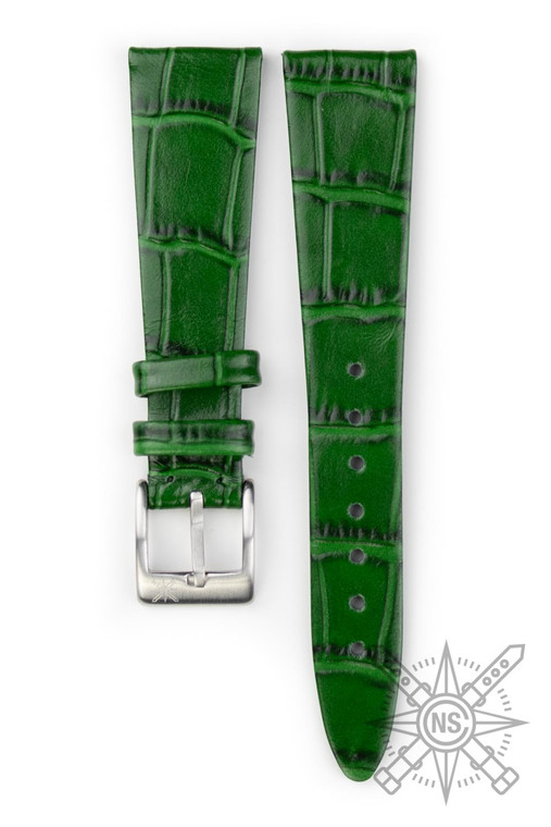 Green Alligator Watch Strap