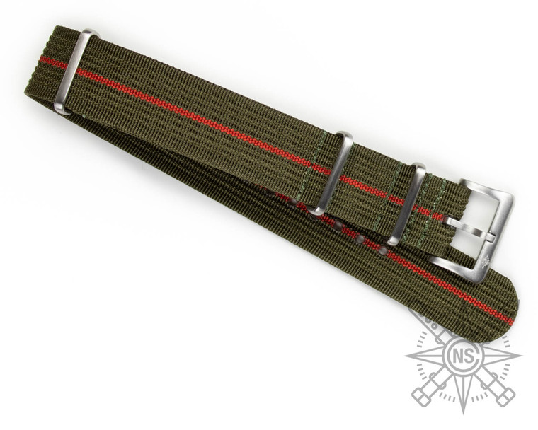 CNS Watch Bands Ribbed nylon watch Straps Ribbed strap "The MN"