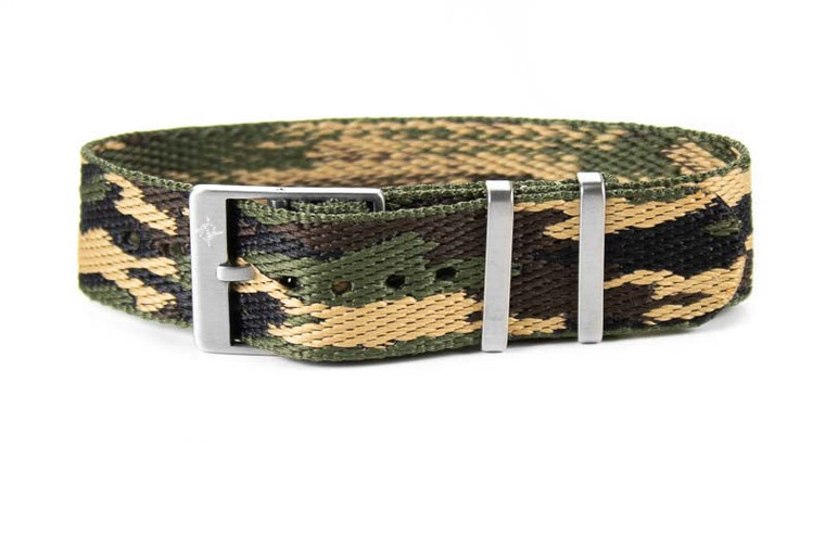 CNS Watch Bands Adjustable Single Pass Strap Adjustable Single Pass Strap Jacquard Camo