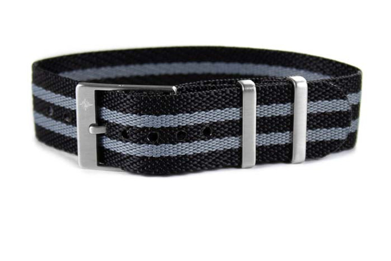 CNS Watch Bands Adjustable Single Pass Strap Adjustable Single Pass Strap "James Bond"