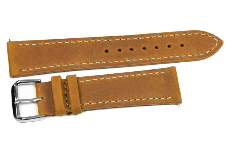 Kvarnsjö Leather Classic watch band Classic Oak