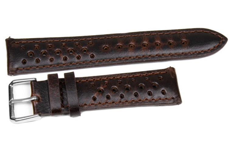 Kvarnsjö Leather Monza Watch Band Monza Chestnut