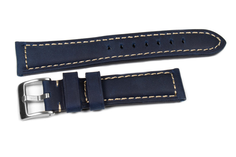 Kvarnsjö Leather Bronco watch band Bronco Midnight Nubuck