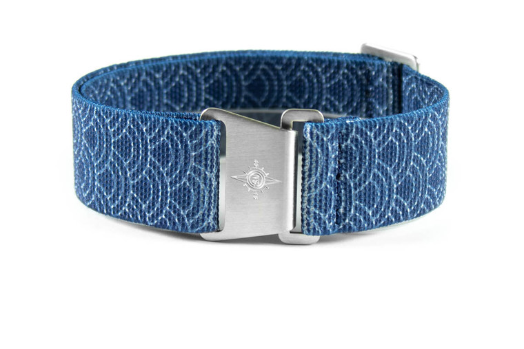 CNS Watch Bands Marine Nationale Strap Marine Nationale Strap Seigaiha