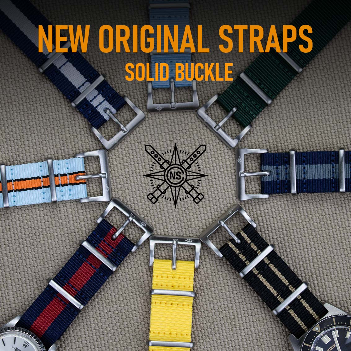 Ultimate Security: CNS Original Nylon Watch Straps - CNS Watch Bands