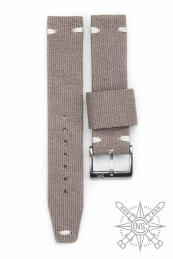 Vintage Canvas Gray Watch Strap Casual Durable