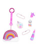 Real Littles S8 Tiny Tins Rainbow Design Bag Keychain With Mini Stationery