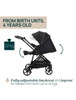 Chicco Seety Stroller Suitable Up To 22kg- Etna Black