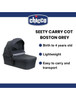 Chicco Seety Carry Cot Suitable Up to 22kg- Boston Grey