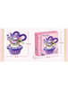 Keeppley Sanrio Cupcake Series - Kuromi Grape Cupcake Building Block Toys