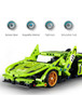 i.M Master Pull Back Super Car Green Building Blocks