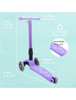 Bold Cube Purple Unicorn Teeny Fold 3 Wheel Scooter Flashing Wheels