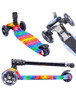 Bold Cube Foldable Crystal Rubix Big 3 Wheel Scooter Flashing Wheels