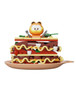 Pantasy x Garfield Food Series Lasagna Collectible Building Blocks